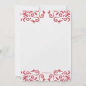 ハーツオンプレートのリハーサルディナーパーティー招待状 招待状 (裏面)