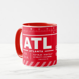 ハーツフィールド・ジャクソン・アトランタ国際空港 ATL マグカップ