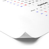 ハーツ カレンダー 2021 ポスター - 日曜日始まり (角)