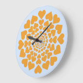 ハーツ♥ハートサン ラージ壁時計 (傾斜)
