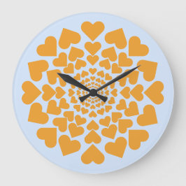 ハーツ♥ハートサン ラージ壁時計