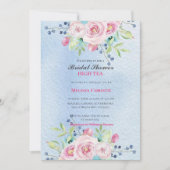 ハーティーガーデンパーティー,美しいソフトパステルカラー 招待状 (正面)