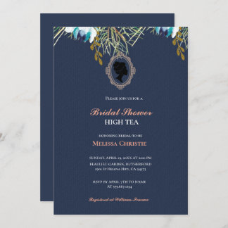 ハーティーガーデンパーティー,美しいソフトパステルカラー 招待状