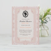 ハーティーガーデンパーティー,美しいソフトパステルカラー 招待状 (スタンド正面)