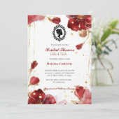 ハーティーガーデンパーティー,美しいソフトパステルカラー 招待状 (スタンド正面)