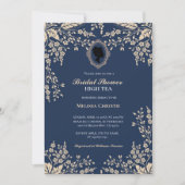 ハーティーガーデンパーティー,美しいソフトパステルカラー 招待状 (正面)