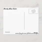 ハーディブルーアスター# 5 ポストカード (裏面)