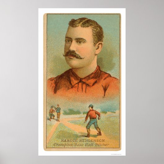 ハーディヘンダーソン野球1888 ポスター (正面)