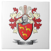 ハーディングの家紋の紋章付き外衣 タイル (正面)