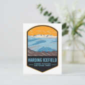 ハーディングアイスフィールドケナイフィヨルド国立公園 ポストカード (スタンド正面)