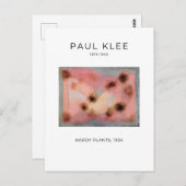 ハーディ・プラントのポール・クレーモダン抽象芸術・アート ポストカード (正面/裏面)