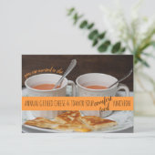 ハートあたたまるチーズ&トマトスープのランチョン 招待状 (スタンド正面)