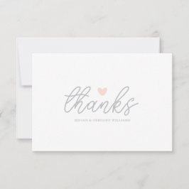 ハートありがとう サンキューカード