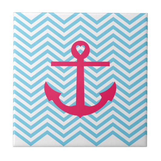 ハートいかり タイル (正面)