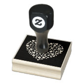 ハートいっぱいのハートラブホワイト ラバースタンプ (スタンプ)