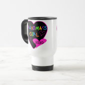 ハートおばあちゃんのTシャツとギフト トラベルマグ (正面左)