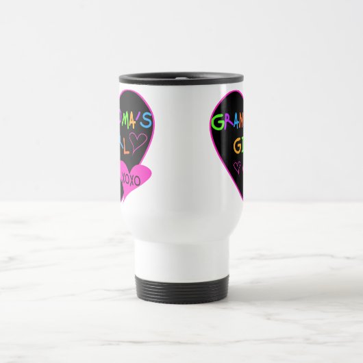 ハートおばあちゃんのTシャツとギフト トラベルマグ (中央)