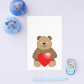 ハートおもしろいを持つ チラシ (シングル)