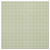 ハートおよびバラの緑の点検のギンガムの生地 ファブリック (見本)