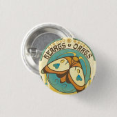 ハートおよび投げ矢のアールヌーボーのガボタンPin 缶バッジ (正面&裏面)