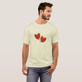 ハートおよび聴診器のTシャツおよびギフト Tシャツ (正面フル)
