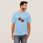 ハートおよび聴診器のTシャツおよびギフト Tシャツ (正面フル)