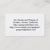 ハートおよび蝶名刺 名刺 (裏面)