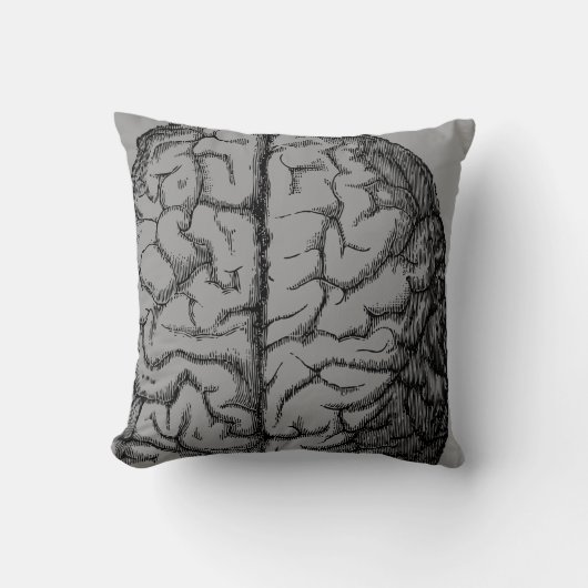 ハートおよび頭脳-解剖学 クッション (正面)