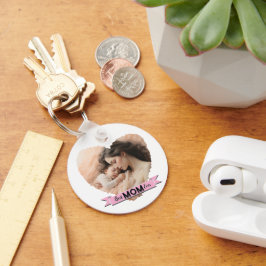 ハートお最高の前マリボン キーホルダー