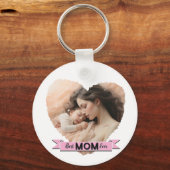 ハートお最高の前マリボン キーホルダー (正面)