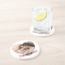 ハートお最高の前マリボン コースター