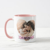 ハートお最高の前マリボン マグカップ (左)