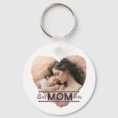 ハートお最高の母さん キーホルダー (正面)