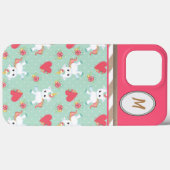ハートお洒落とユニコーンデザイン Case-Mate iPhoneケース (裏面 (横))