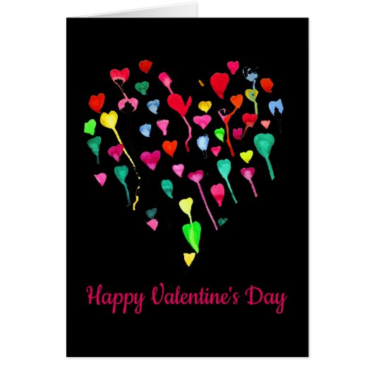 ハートお洒落バレンタインデーハートアート (正面)