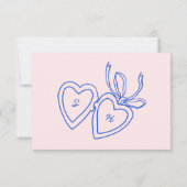 ハートお洒落ロックドードルスケッチカスタム 出欠カード (裏面)