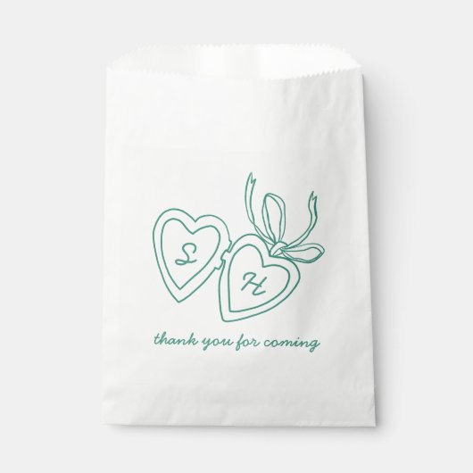 ハートお洒落ロックドードルスケッチモダンカスタム フェイバーバッグ (正面)