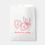 ハートお洒落ロックドードルスケッチモダンカスタム フェイバーバッグ (正面)