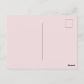 ハートお洒落ロックドードルヴァレンティーンズデー ポストカード (裏面)