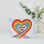 ハートお洒落感謝グリーティングカード 招待状 (スタンド正面)