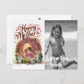 *~*ハートお洒落母の日AP72写真 シーズンポストカード (正面/裏面)