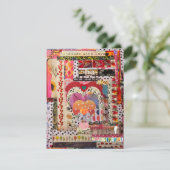 ハートお洒落紙アートグリーティングカード 招待状 (スタンド正面)