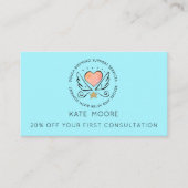 ハートお洒落&ウィングズドゥラバーテイングサービス 割引カード (正面)