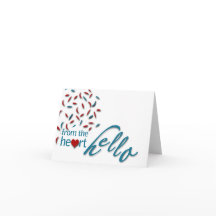 ハートからこんにちは