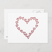 ハートからのハート ポストカード (正面/裏面)
