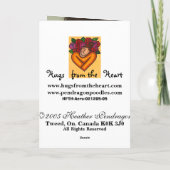 ハートからの抱擁、ハートからの抱擁 カード (裏面)