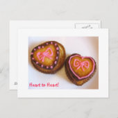 ハートからハートはがき ポストカード (正面/裏面)