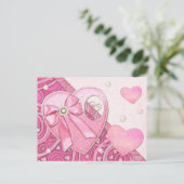 ハートからハートバレンタインデー ポストカード (スタンド正面)