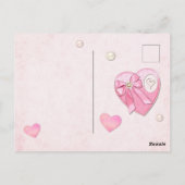 ハートからハートバレンタインデー ポストカード (裏面)