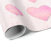 ハートからハートバレンタインデー ラッピングペーパー (ロールコーナー)